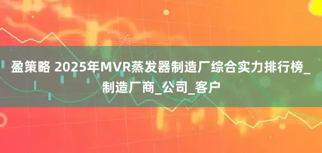 盈策略 2025年MVR蒸发器制造厂综合实力排行榜_制造厂商_公司_客户