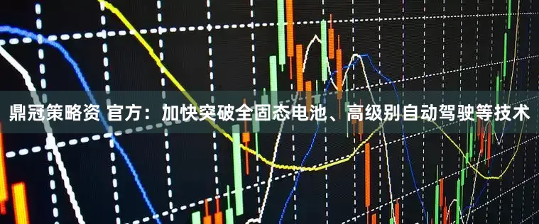 鼎冠策略资 官方：加快突破全固态电池、高级别自动驾驶等技术